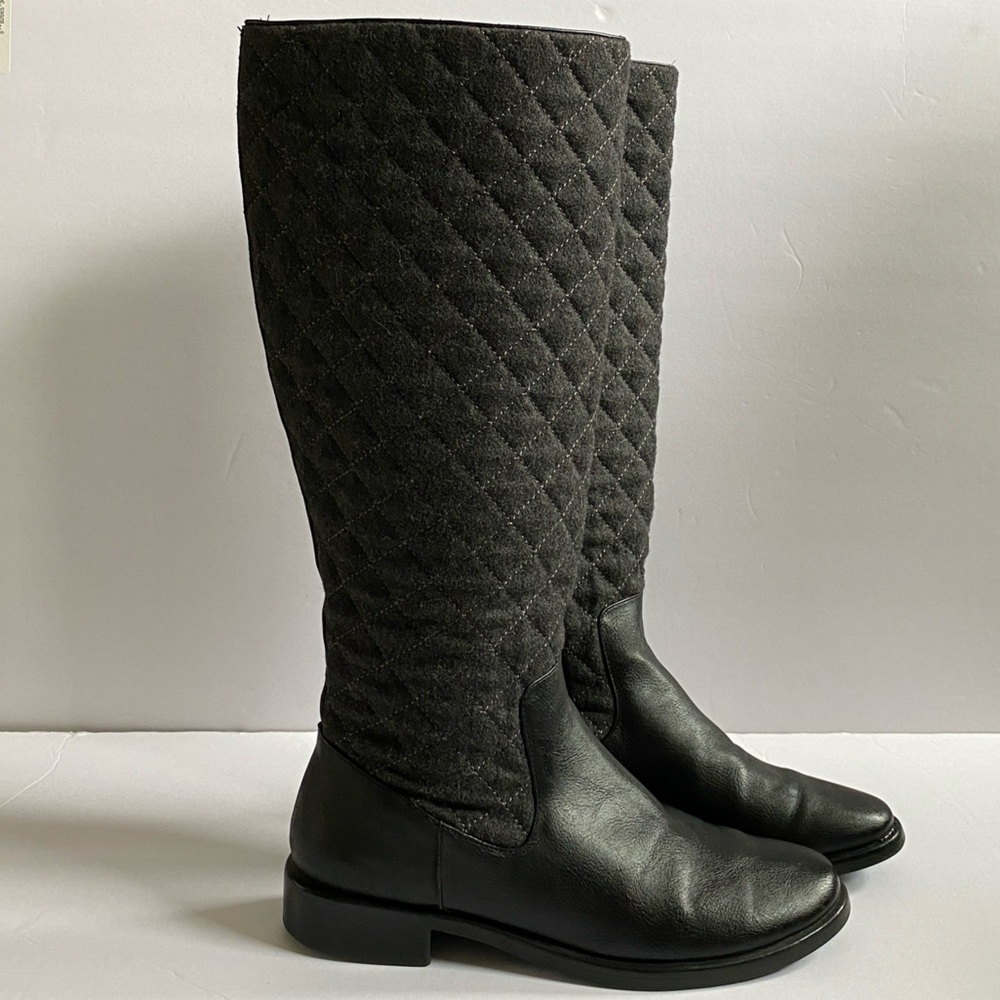 AEROSOLES Black Quilted Heeled Boots Women’s 8M - Picture 6 of 11